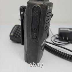 Motorola CP200d 16Ch Two Way Radio AAH01QDC9JA2AN Mic PMMN4013A Speaker Issue