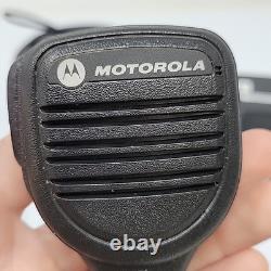 Motorola CP200d 16Ch Two Way Radio AAH01QDC9JA2AN Mic PMMN4013A Speaker Issue