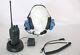 Motorola Cp200d Two-way Radio With Charger And Headset, Used Excellent