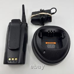Motorola CP200d UHF Two Way Radios AAH01QDC9JC2AN + Charger + Battery
