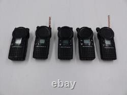Motorola Cu1410bkv4bb Lot Of 5 Cls 1410 Two Way Radio Talkie Uhf