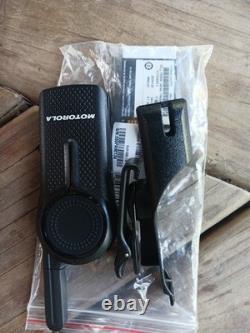 Motorola DLR1020 2 Ch DLR Digital Two Way Radio Belt holder battery No charger