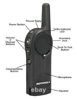 Motorola DLR1020 Digital Two-Way Radio PTT 2 Channel 1 Watt 900 MHZ New Sealed