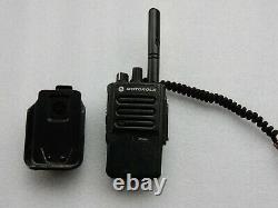 Motorola DP3441e PORTABLE Digital UHF TWO-WAY RADIO Bluetooth Accelerometer IP68