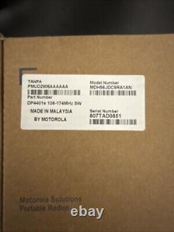 Motorola DP4401e VHF 136-174MHZ Digital Two Way Radio Walkie Talkie Handheld