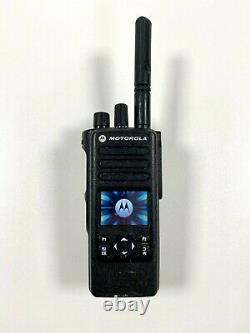 Motorola DP4601e UHF Digital Two Way Radio + PMMN4050A Speaker + Charger