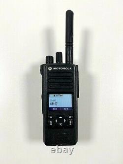 Motorola DP4601e UHF Digital Two Way Radio + PMMN4050A Speaker + Charger