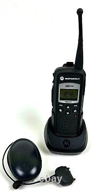 Motorola DTR650 Digital Portable 2 Way Radio with Charging Base & Plug
