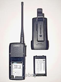 Motorola DTR700 900MHz Radio, 50Ch, Charger/Belt & Bearcom HD3 Kevlar Mic