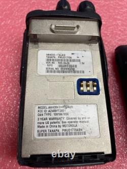 Motorola EX600XLS VHF Portable Two-Way Radio AAH38kDH9DU6AN W BATTERY