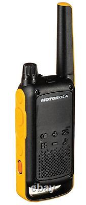 Motorola FRS T475 Two Way Radio 2 Pack Walkie Talkie with Dual Charger Earpieces