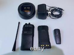 Motorola GP328 4 Ch UHF Handheld Two-Way Radio Set