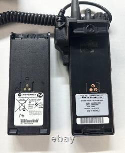 Motorola HT1000 Portable Handheld Two-Way Radio Black