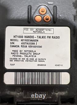 Motorola HT1000 Two-Way Radio 16 Channel. Used Surplus. Item ID 19