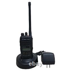 Motorola HT1250 136-174 MHz VHF Two Way Radio & Charger with Battery