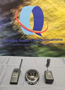 Motorola HT1250 136-174 MHz VHF Two Way Radio with Charger AAH25KDF9AA5AN