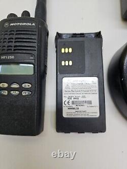 Motorola HT1250 35-50 MHz Low Band Two Way Radio AAH25CEF9AA5AN w Charger