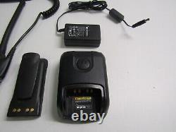 Motorola HT1250 35-50 MHz Low Band Two Way Radio w Charger & Mic AAH25CEF9AA5AN