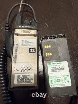 Motorola HT1250 LS UHF Two-Way Radio 403-470 MHz LOT (2) With Out Chargers