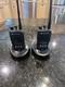 Motorola Ht1250 Ls+ Uhf Two-way Radio 450-512mhz Lot (2) With Chargers & Battery