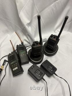 Motorola HT1250 Two-Way Radios (4) + Accessories 2 Of 4 Tested and come on