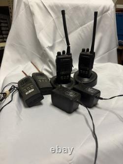 Motorola HT1250 Two-Way Radios (4) + Accessories 2 Of 4 Tested and come on
