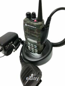 Motorola HT1250 UHF Tactical Camouflage Two Way Radio 403-470MHz AAH25RDH9AA6AN