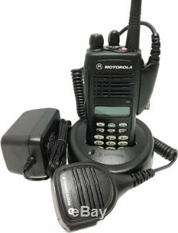 Motorola HT1250 UHF Two Way Radio Full Keypad MDC 1200 Quik-Call II 403-470 MHz