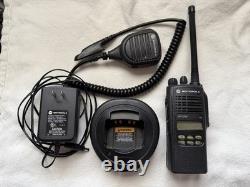 Motorola HT1250 VHF Portable Two-Way Radio 128 Channels Channel Monitor