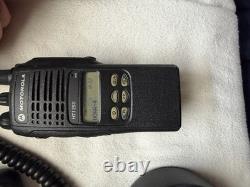 Motorola HT1250 VHF Portable Two-Way Radio 128 Channels Channel Monitor