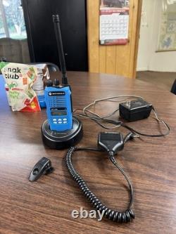 Motorola HT1250 VHF Two-Way Radio 136-174MHz Used Working With Charger