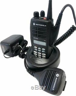 Motorola HT1250 VHF Two Way Radio 136-174 MHz 128 Channel MDC1200 Quik Call II