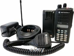 Motorola HT1250 VHF Two Way Radio 136-174 MHz 128 Channel MDC1200 Quik Call II