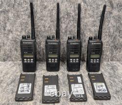 Motorola HT1250 VHF Two-Way Radios AAH25KDF9AA5AN? Lot of 4