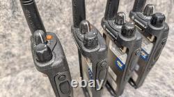 Motorola HT1250 VHF Two-Way Radios AAH25KDF9AA5AN? Lot of 4