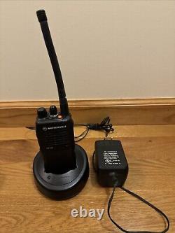 Motorola HT750 VHF Handheld Two Way Radio With Charging Base