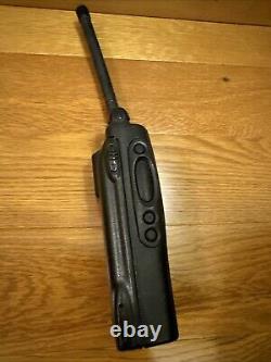 Motorola HT750 VHF Handheld Two Way Radio With Charging Base