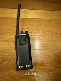 Motorola HT750 VHF Handheld Two Way Radio With Charging Base