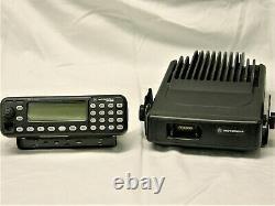 Motorola MCS2000 III, Model MO1HX+437W, 110 watt VHF Radio 146-174 MHz COMPLETE