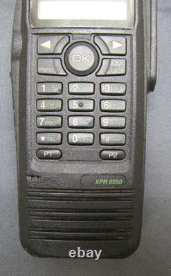 Motorola MOTOTRBO XPR6550 VHF 136-174Mhz Two Way Radio AAH55JDH9LA1AN w Impres