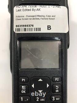Motorola MOTOTRBO XPR 7550 UHF Two-way Digital Radio AAH56RDN9KA1AN SEE DESC