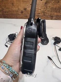 Motorola MT352R Two-Way Radio Lot of 3 with Chargers