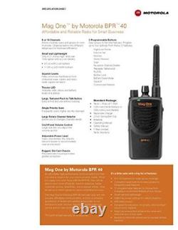Motorola Mag One BPR40 4 Watt UHF Two Way Radio (450-470 MHz) AAH84RCS8AA1AN
