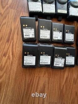 Motorola Mag One BPR40 Two-Way Radio Lot with Chargers and Batteries
