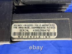 Motorola MaxTrac Two-Way Radio D45MWA5GB7AK 4 with Mics Radios Turn On Read