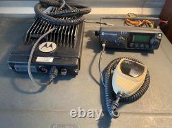 Motorola PM1500 Two Way Radio AAM79KTD9PW5AN VHF 136-174 Mhz 110 Watt 255 Ch