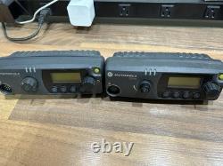 Motorola PM1500 VHF 136-174MHz Digital Mobile Radio AAM79KTD9PW5AN 2 Head Units