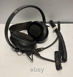 Motorola PMLN5275C HD Heavy Duty Two Way Noise Cancelling Headset APX XPR Radios