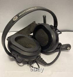 Motorola PMLN5275C HD Heavy Duty Two Way Noise Cancelling Headset APX XPR Radios