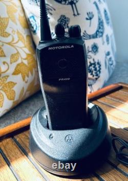 Motorola PR400 Handheld Two-Way Radio. USED but excellent condition